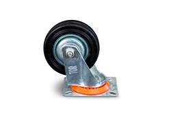 Колесо поворотное резина SC 42 100 мм (N) 1024175 - фото 816188