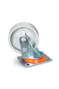 Колесо поворотное чугунное EM01 VKV 100 100 мм термостойкое 1024215 - фото 816196