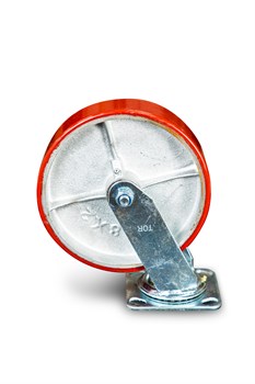 Колесо большегрузное поворотное SCp 80 200 мм полиуретановое (N) 1024151 - фото 816208