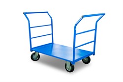 Тележка платформенная TOR ТП-Д (700х1200) с двумя ручками (колеса 200) 1023305 - фото 816295