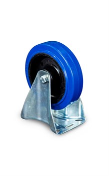 Колесо неповоротное из эластичной резины MW100 125 мм 1024406 - фото 816370