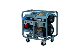 Генератор дизельный TOR KM5000D 5,0 кВт 380В/1,6 кВт 220В 15 л с электростартером 1025964 - фото 816378