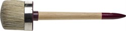 ЗУБР  УНИВЕРСАЛ 70 мм, светлая натуральная щетина, деревянная ручка, Круглая кисть, МАСТЕР (01501-70) - фото 81703