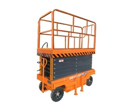 Подъемник ножничный передвижной 500 кг 12/14 м TOR SJY DC аккумуляторный (G) 1037818 - фото 817230