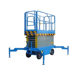 Подъемник ножничный самоходный 500 кг 6/8 м TOR SJY-0,5-6 DC аккумуляторный (Y) 1031063 - фото 817332