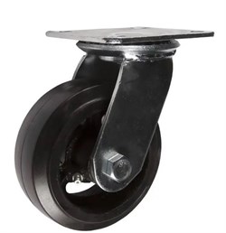 Колесо большегрузное поворотное SCd 55 125 мм обрезиненное РФ 1030007 - фото 817449