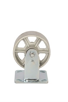 Колесо большегрузное неповоротное FCS 54 125 мм чугунное (F) 1027225 - фото 817474