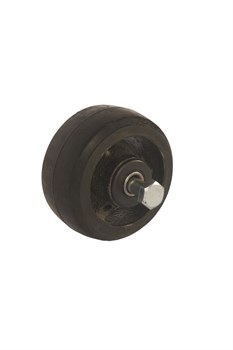 Колесо большегрузное D 46 100 мм резина на ось (F) 1027160 - фото 817586