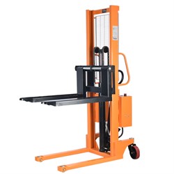 Штабелер комбинированный с ручным и электроподъемом 1,0 т 2,5 м TOR CTYC с раздвижными вилами 1040528 - фото 817660