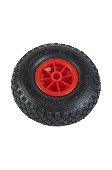 Колесо пневматическое резиновое 260 мм PR1805-2 (красное) 1031443 - фото 817990