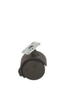 Колесо мебельное поворотное TWPB 50 50 мм с площадкой и тормозом 1027272 - фото 818002