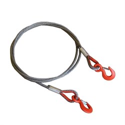 Буксир канатный TOR БТК 30,0 т 6,0 м опрессовка канат 24 мм (петля-петля) 1045385 - фото 818134