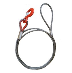 Буксир канатный TOR БТК 24,0 т 10,0 м опрессовка (петля-петля) канат 22,5 мм 1045566 - фото 818225