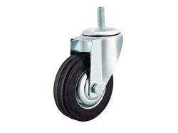 Колесо поворотное SCt 42 100 мм резина с болтом (N) 1045341 - фото 818264