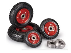 Колесо большегрузное P 200 200 мм резина с протектором, на ось (N) 1045649 - фото 818641