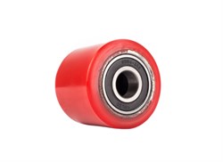 Колесо полиуретан 80х60 мм с подшипником для тележек гидравлических 1047307 - фото 818644