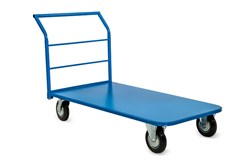 Тележка платформенная TOR ТП-6 (800х1200) г/п 435 кг (160мм) 1046710 - фото 818899