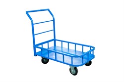 Тележка платформенная TOR ТП-МБ (500х800) с бортами (колеса 125мм) 1047887 - фото 818933