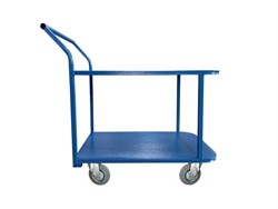 Тележка платформенная TOR ТП-1Я (500х800) 2х-ярусная (160мм) 1047423 - фото 818938