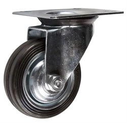 Колесо поворотное TOR резина SC 63 160 мм РФ - фото 819028