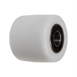 Колесо нейлоновое 80х70 мм с подшипником для тележек гидравлических TOR BF/DF-III/RHP/AC/DF/CW2/PWH РФ - фото 819035