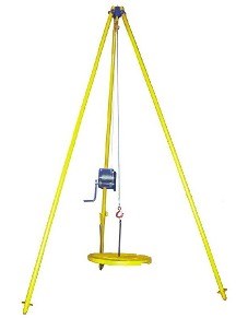 Тренога перегрузочная TOR ТП-250 кг с ручной лебедкой "Дина" L=10м - фото 819037