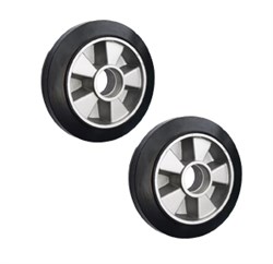 Колесо резиновое 180х50 мм без подшипника для тележек гидравлических BF/BF-III/DF-III/RHP/AC/DF/CW2 1000300 - фото 819058