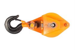 Блок монтажный однорольный с  крюком TOR HQG(L) K1-1,0 т с откидной щекой (G) 11511 - фото 819212