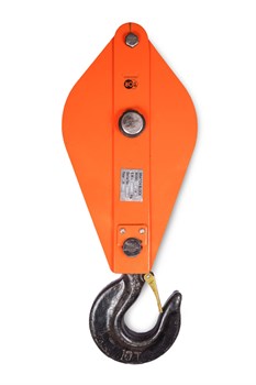 Блок монтажный однорольный с  крюком TOR HQG(L) K1-10,0 т с откидной щекой (G) 115101 - фото 819216