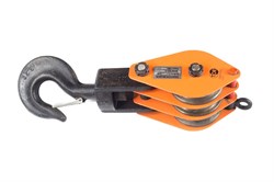 Блок монтажный трехрольный с крюком TOR HQG(L) K3-3,2 т (G) 11533 - фото 819491