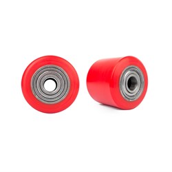 Колесо полиуретан 80х70 мм с подшипником для тележек и платформ BF/DF-III/RHP/AC/DF/CW2/PWH/CRA/CRO 1000917 - фото 819729