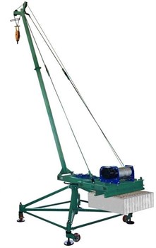 Кран стреловой поворотный "МАСТЕР-3" 1000 кг 50 м с противовесами и колесами 1191050 - фото 819913