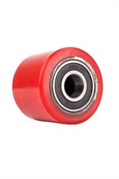 Колесо полиуретан 70х60 мм с подшипником для тележек гидравлических DB/BFC/DF-III 1000913 - фото 820115