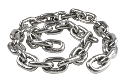 Цепь круглозвенная TOR G80 EN818-7 8х24 оцинкованная калиброванная 1002125 - фото 820189