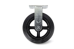 Колесо большегрузное неповоротное FCd 46 100 мм обрезиненное (F) 1003233 - фото 820285