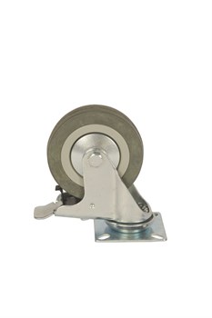 Колесо аппаратное поворотное SCgb 42 100 мм с тормозом (F) 1003243 - фото 820295