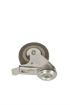 Колесо аппаратное поворотное SChgb 93 75 мм под болт с тормозом (F) 1003260 - фото 820313