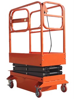 Подъемник ножничный передвижной 240 кг 3,9/5,9 м TOR GTJY AC 220В (от сети) 1009021 - фото 821015