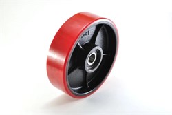 Колесо полиуретан 50х70 мм с подшипником для тележек гидравлических BFL15/BFWL 234676 - фото 821267