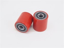 Колесо полиуретан 65х70 мм с подшипником для тележек гидравлических RHP/CW 114075 - фото 821269