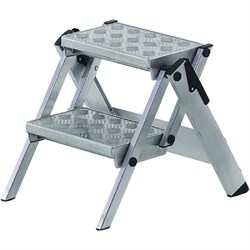 Алюминиевая стремянка Zarges Z600, 2 широкие ступени 41920 - фото 821439