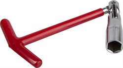 STAYER  21 мм, Свечной шарнирный ключ с резиновой втулкой (2750-21) - фото 82229