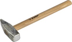 Слесарный молоток ЗУБР Мастер деревянная рукоятка, 900г 20015-10 - фото 85489
