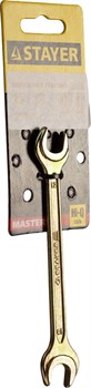 Гаечный ключ Stayer "Master" рожковый, 12х13мм 27038-12-13 - фото 86866