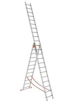 Алюминиевая трехсекционная лестница Вектор 3х12 4412 - фото 96811