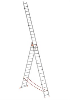 Алюминиевая трехсекционная лестница Вектор 3х16 4416 - фото 96822