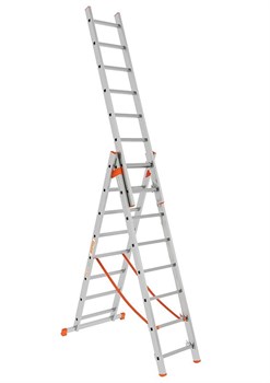 Алюминиевая трехсекционная лестница Вектор 3х8 4408 - фото 96831