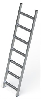 Алюминиевая приставная лестница 5 ступеней ЛПШ-2,0(т.2) - фото 98346