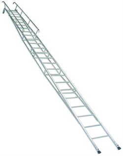 Алюминиевая приставная лестница ЛПНА-8,2 (из 2-х част) - фото 98400