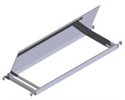 Откидная площадка Zarges Z600 для вышек с наклонными лестницами, 42860